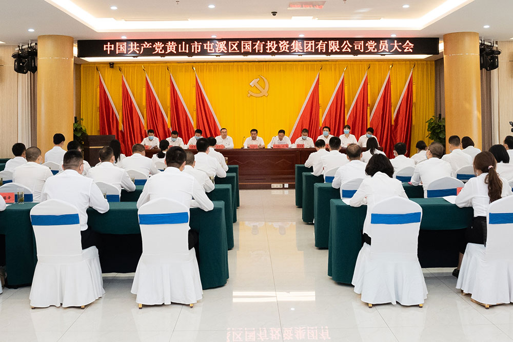 屯溪區(qū)國投集團(tuán)召開黨員大會暨第一屆黨委、紀(jì)委選舉大會